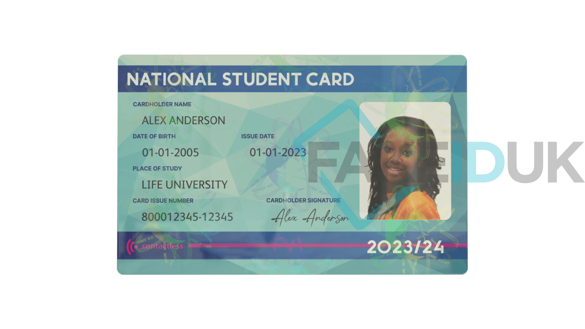 National Student Card • Fake ID UK